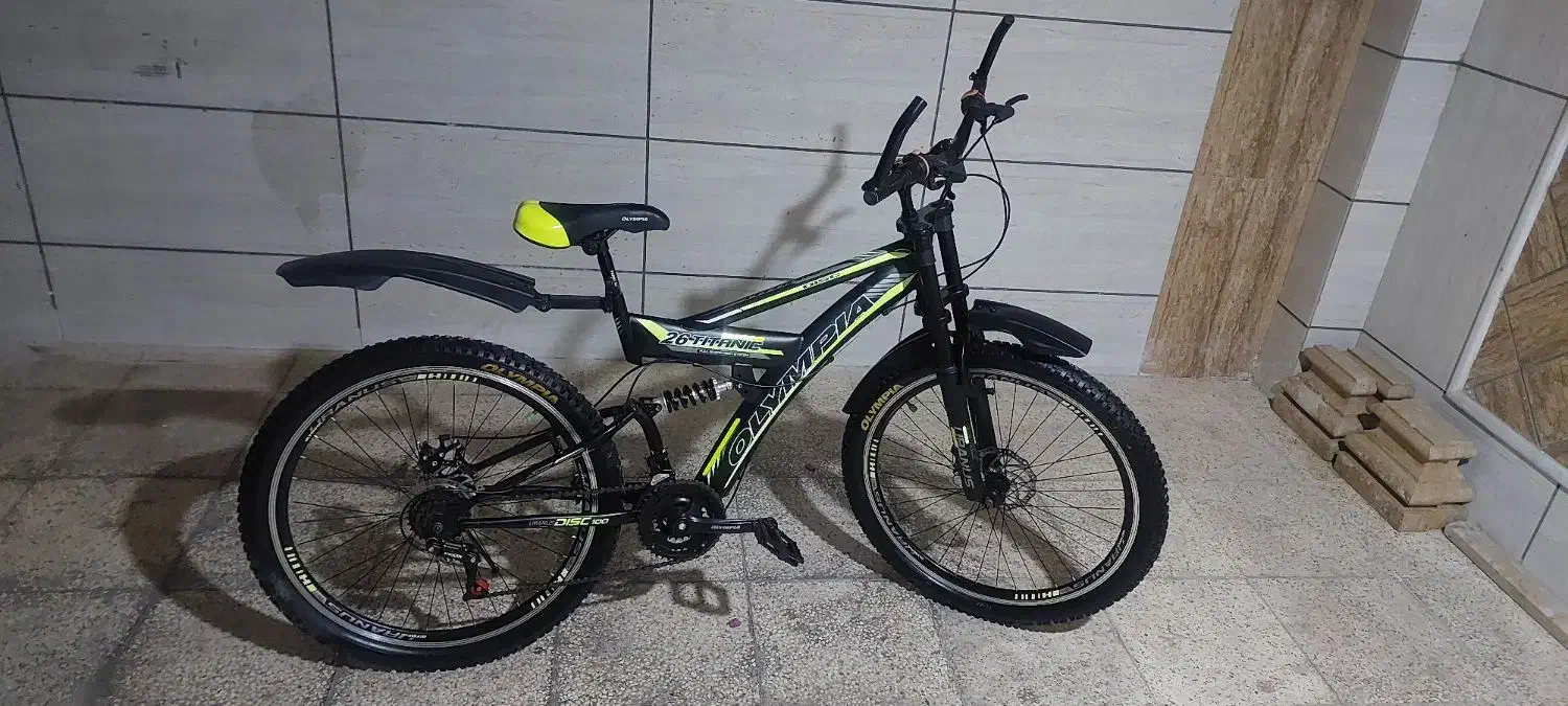 دوچرخه سایز ۲۶ المپیا تایتانیک|دوچرخه، اسکیت، اسکوتر|شیراز, اصلاح‌نژاد|دیوار