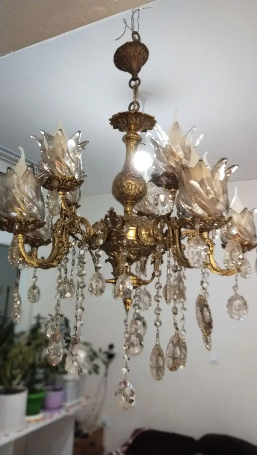 لوستر۱۰ شعله|لوستر و چراغ آویز|کرج, شهرک ظفر|دیوار