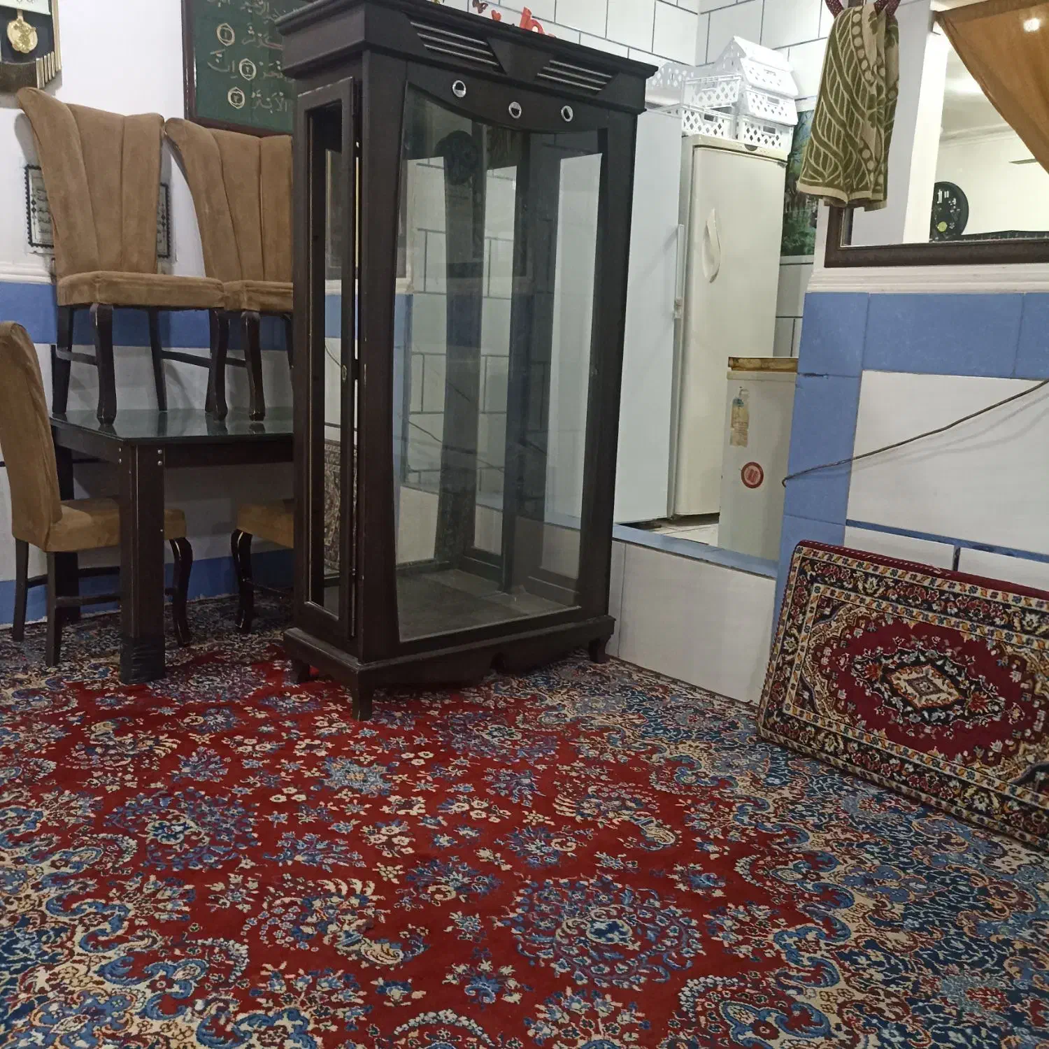 بوفه چوبی|بوفه، ویترین، کنسول|اهواز, کوی فرهنگیان ۲|دیوار
