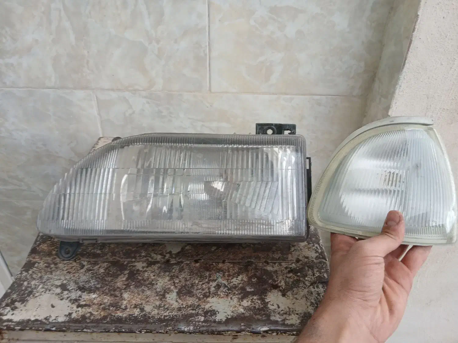 چراغ پراید /عقب،جلو/کفپوش پراید|قطعات یدکی و لوازم جانبی|فلاورجان, |دیوار