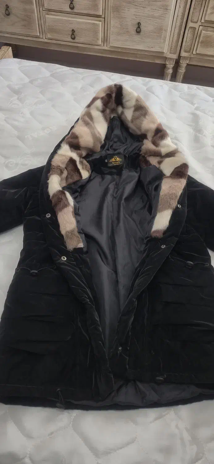 کاپشن خز دار شعمی|لباس|قرچک, باقرآباد|دیوار