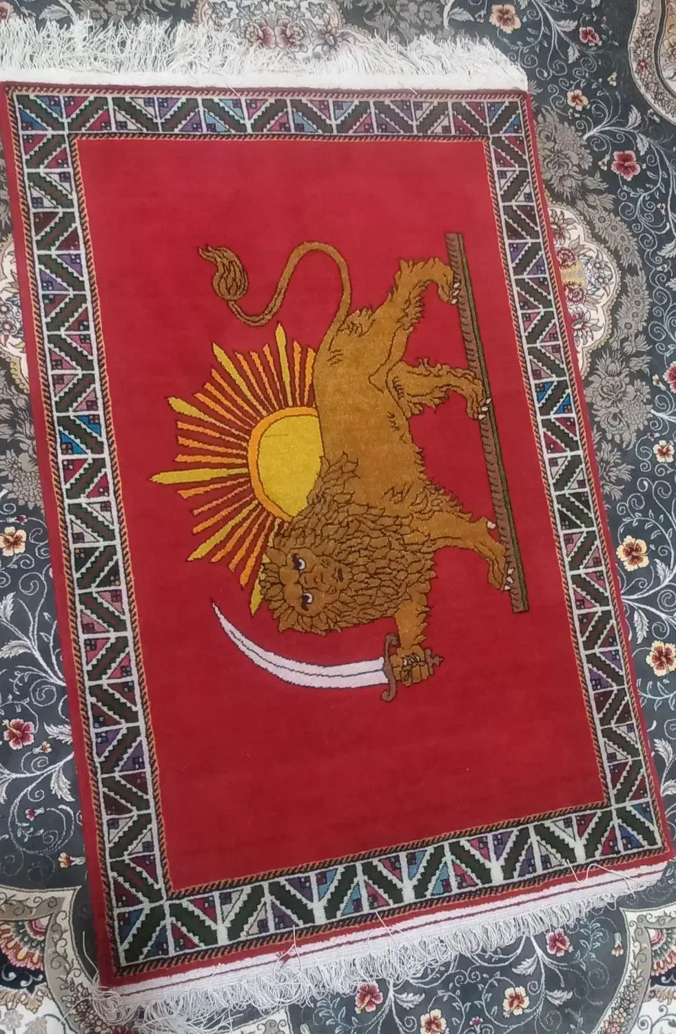 فرش دستبافت|فرش|آباده, |دیوار