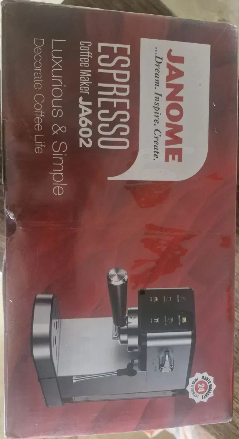 دستگاه اسپرسو ساز برند ژانومه مدل JA602|سماور، چایساز، قهوهساز|تهران, شهرک هما|دیوار