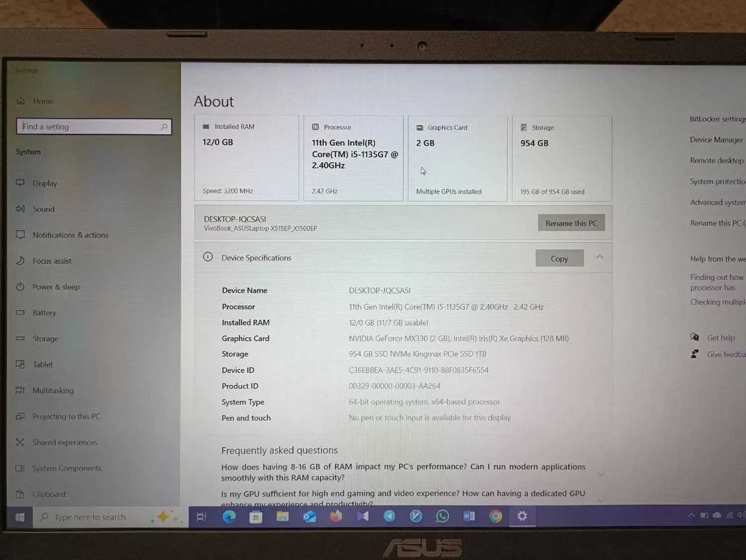 لپ‌تاپ Asus X515|رایانه همراه|تهران, امیرآباد|دیوار