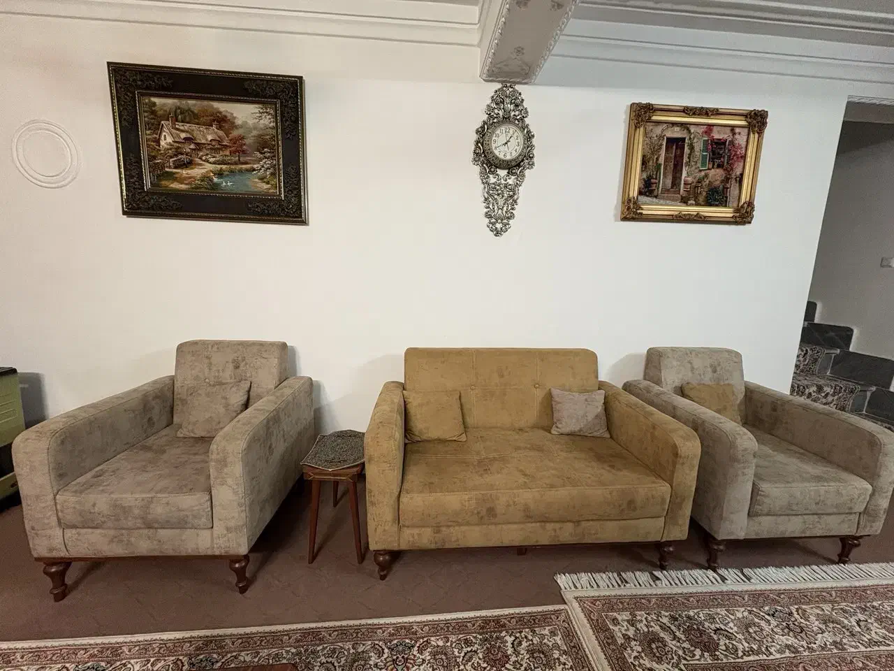 فروش مبل و جلو مبلی و...|مبلمان خانگی و میز عسلی|چابکسر, |دیوار