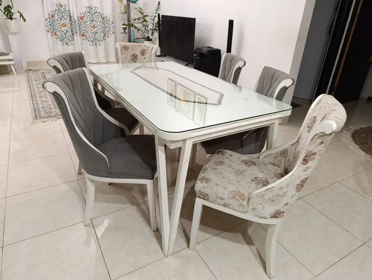 میز ناهارخوری 6 نفره|میز و صندلی غذاخوری|نوشهر, |دیوار
