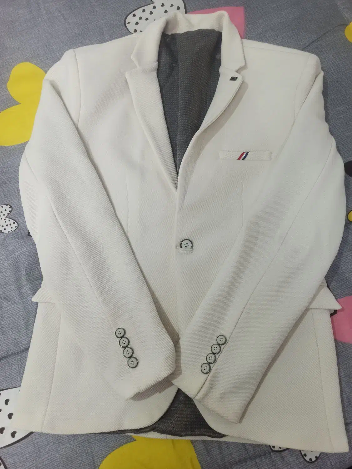 کت تک اسپرت مردانه سایز 48سفید|لباس|بیرجند, |دیوار