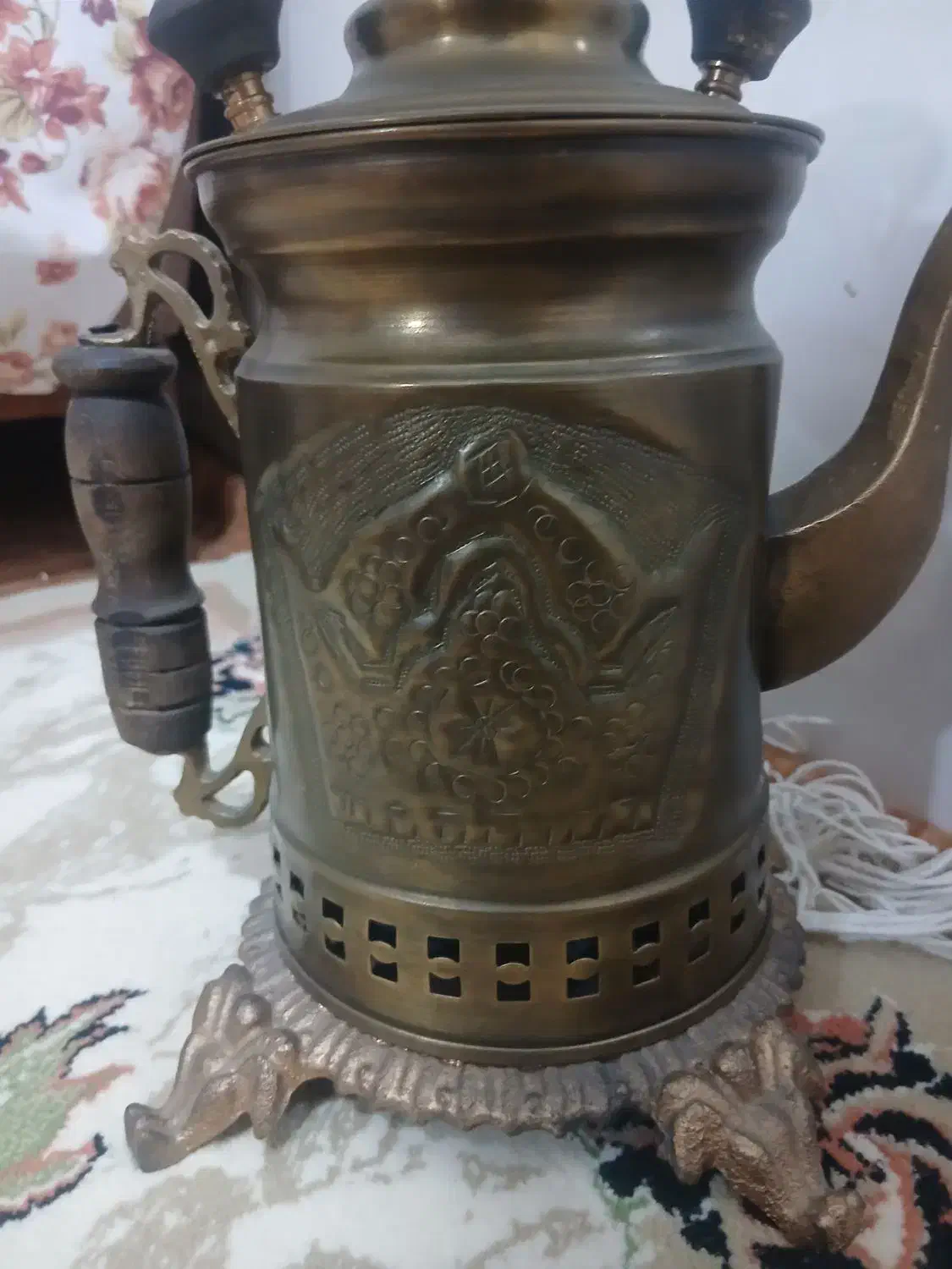 سماور  مسی 1942|کلکسیون اشیاء عتیقه|تهران, فلسطین (میدان انقلاب)|دیوار