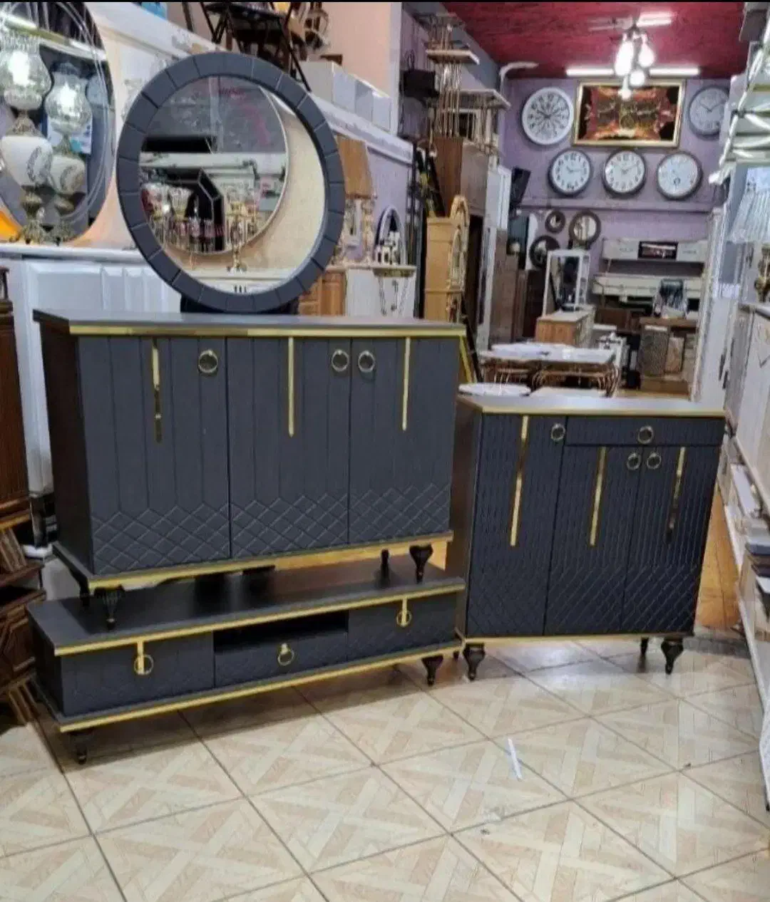 ست اقتصادی میز تلویزیون، کنسول و جاکفشی|میز تلویزیون|پارسآباد, |دیوار