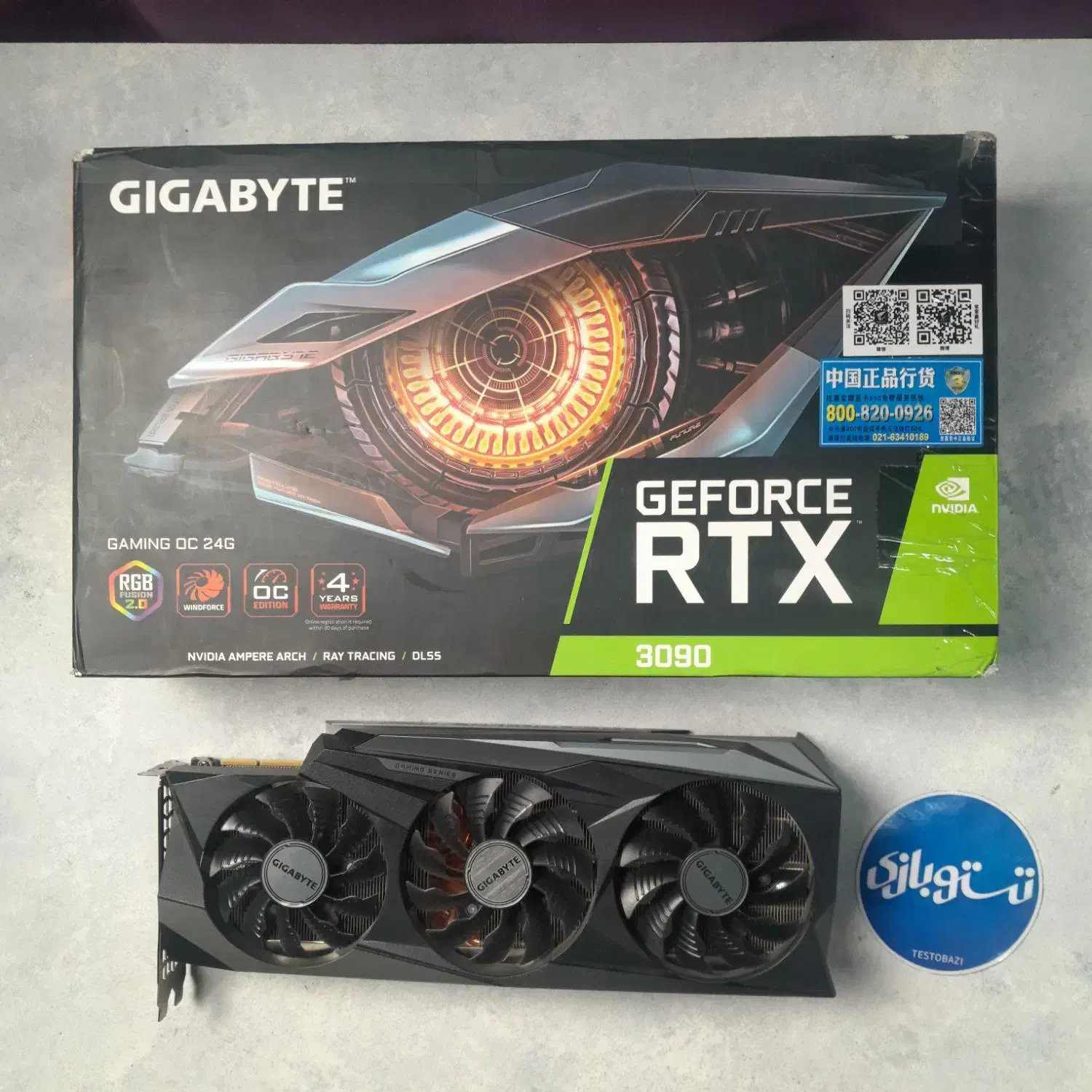 گرافیک استوک RTX3090 GIGABYTE 24GB GAMING O.C|قطعات و لوازم جانبی رایانه|تهران, ونک|دیوار