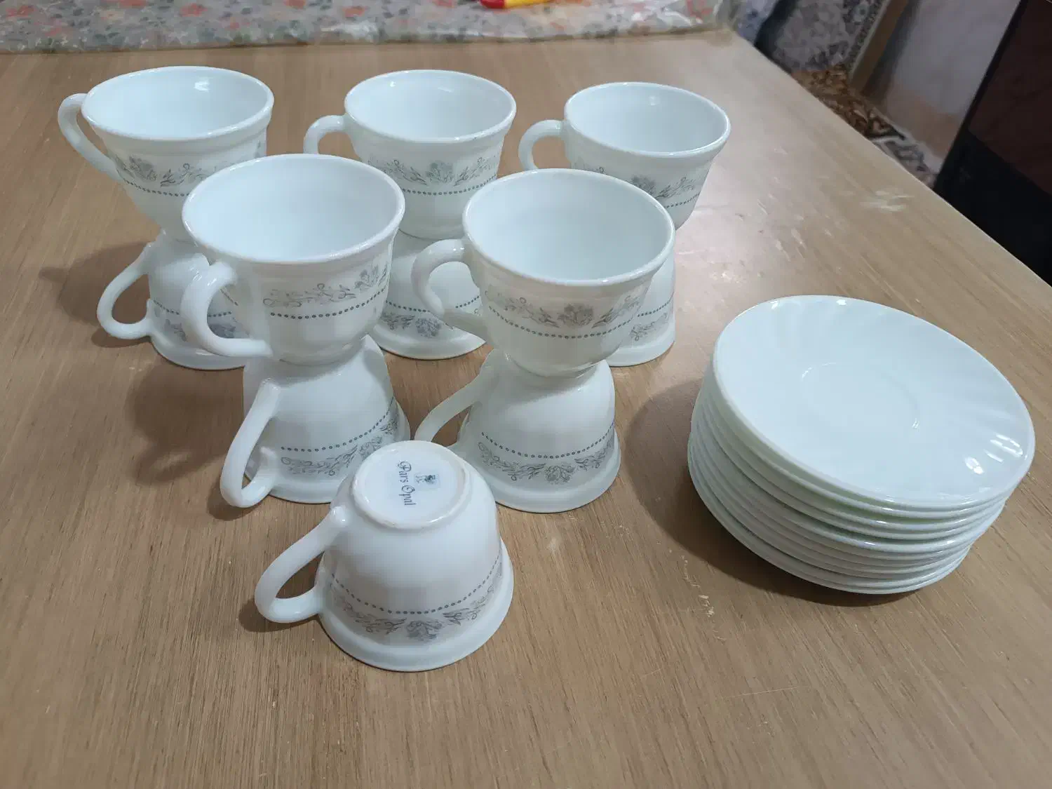 فنجون نعلبکی آرکوپال|ظروف سرو و پذیرایی|قم, شهرک امام حسن|دیوار