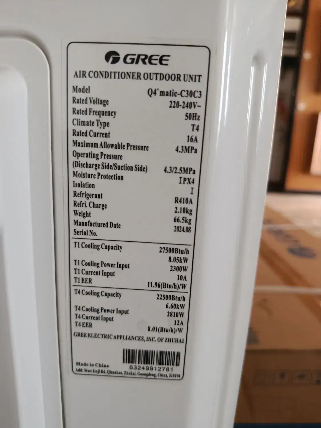 کولر گازی گری ۳۰هزار کیوفورماتیک c30c3|کولر گازی و فن‌کوئل|فیروزآباد (فارس), |دیوار