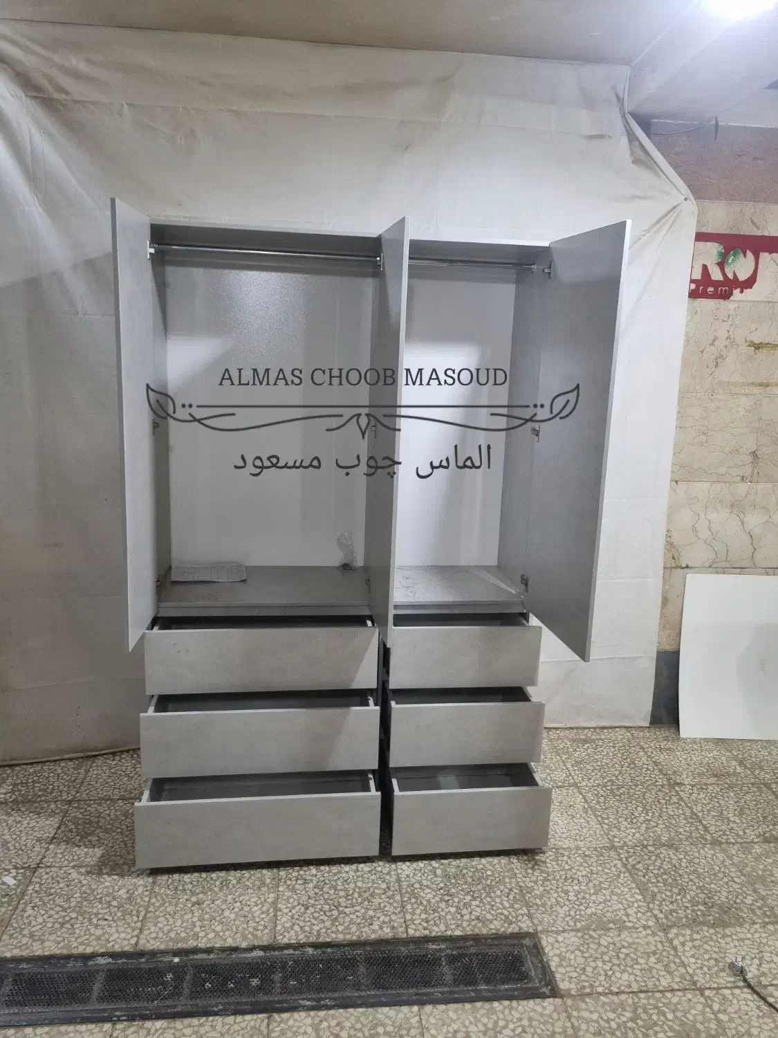 کمد لولایی الماس چوب مسعود ( ۳درب ۶ کشو )|جاکفشی، کمد، دراور|تهران, اوقاف|دیوار