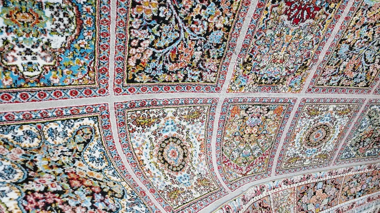 ۹متری جفت تمام نخ طرح خشت|فرش|گنبد کاووس, |دیوار