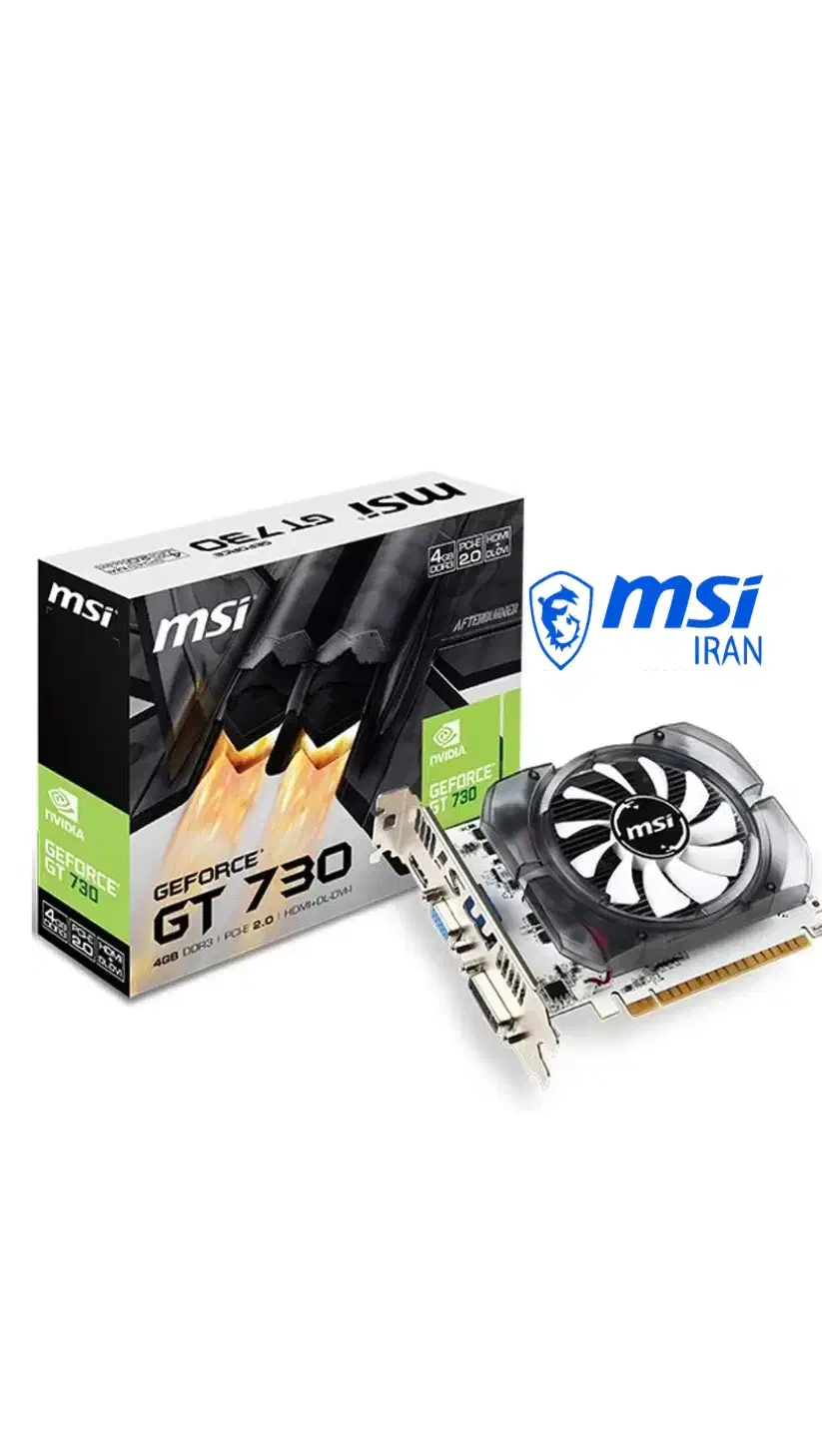 کارت گرافیک MSI GT 730 N730-4GD3V2 4GB DDR3|قطعات و لوازم جانبی رایانه|نسیم‌شهر, |دیوار