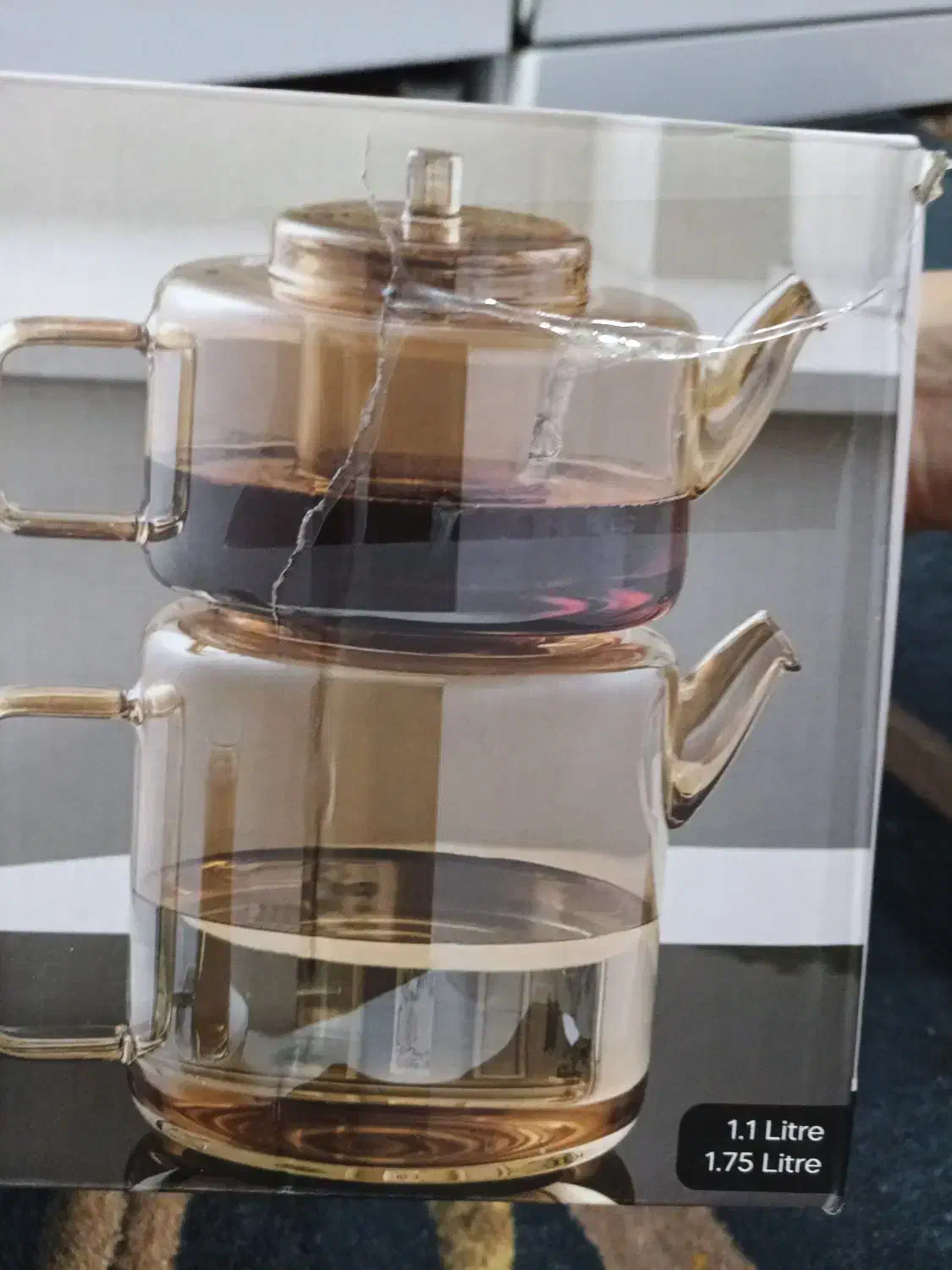 کتری و قوری پیرکس ترک|قوری، کتری، قهوه‌ساز دستی|فسا, |دیوار