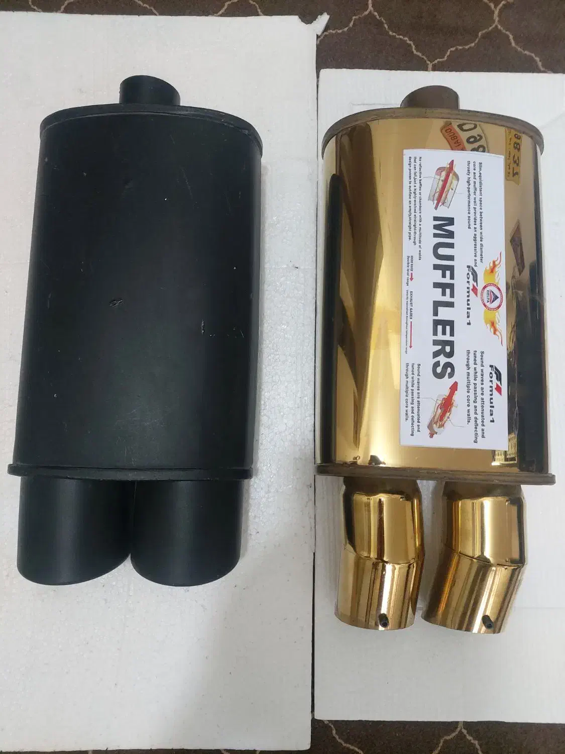 منبع اگزوز سراگزوز سردنده طرح دار سایلنسر|قطعات یدکی و لوازم جانبی|آبادان, |دیوار