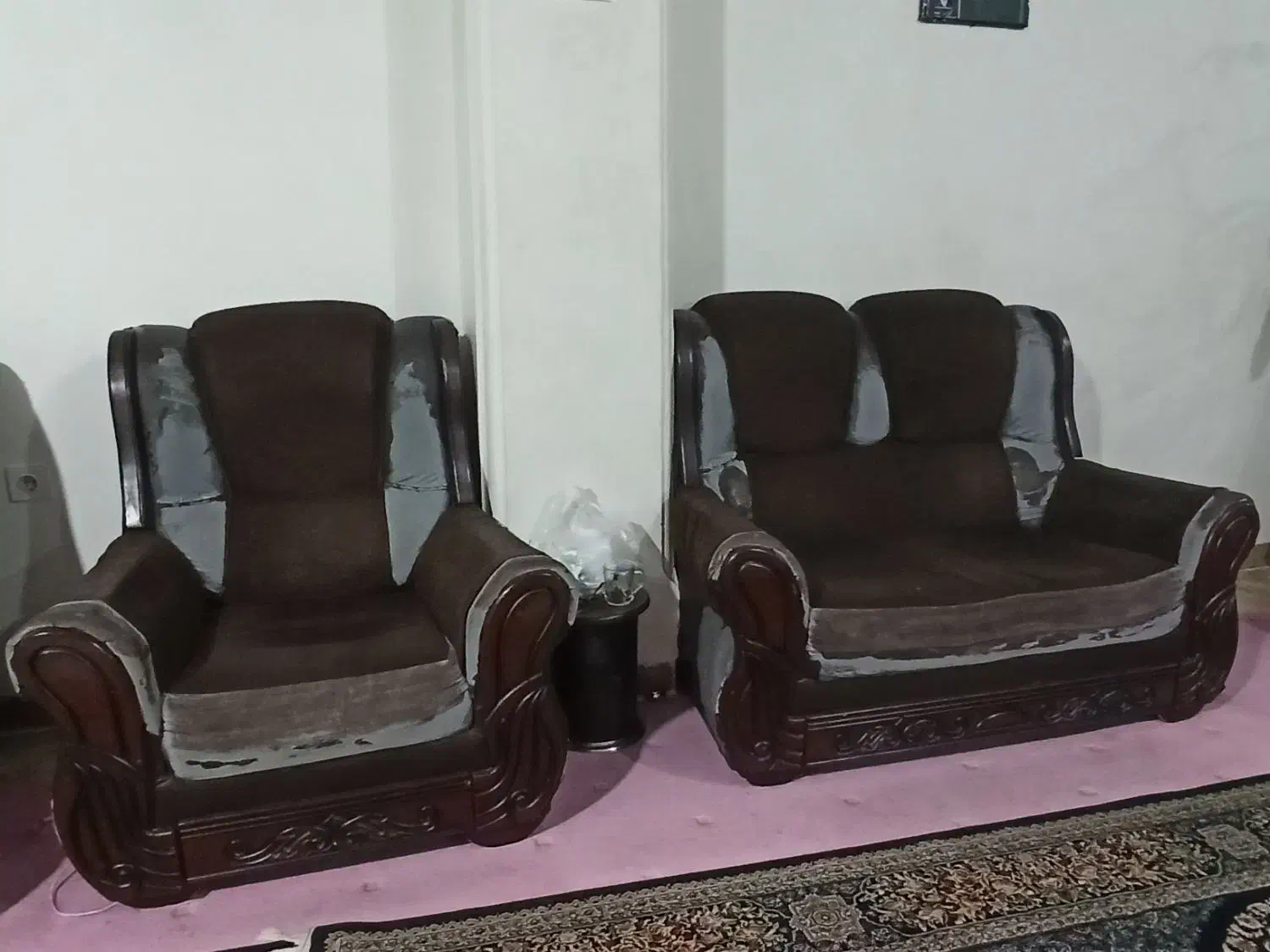 فروش مبل هفت نفره دست دوم|مبلمان خانگی و میز عسلی|ایلام, |دیوار