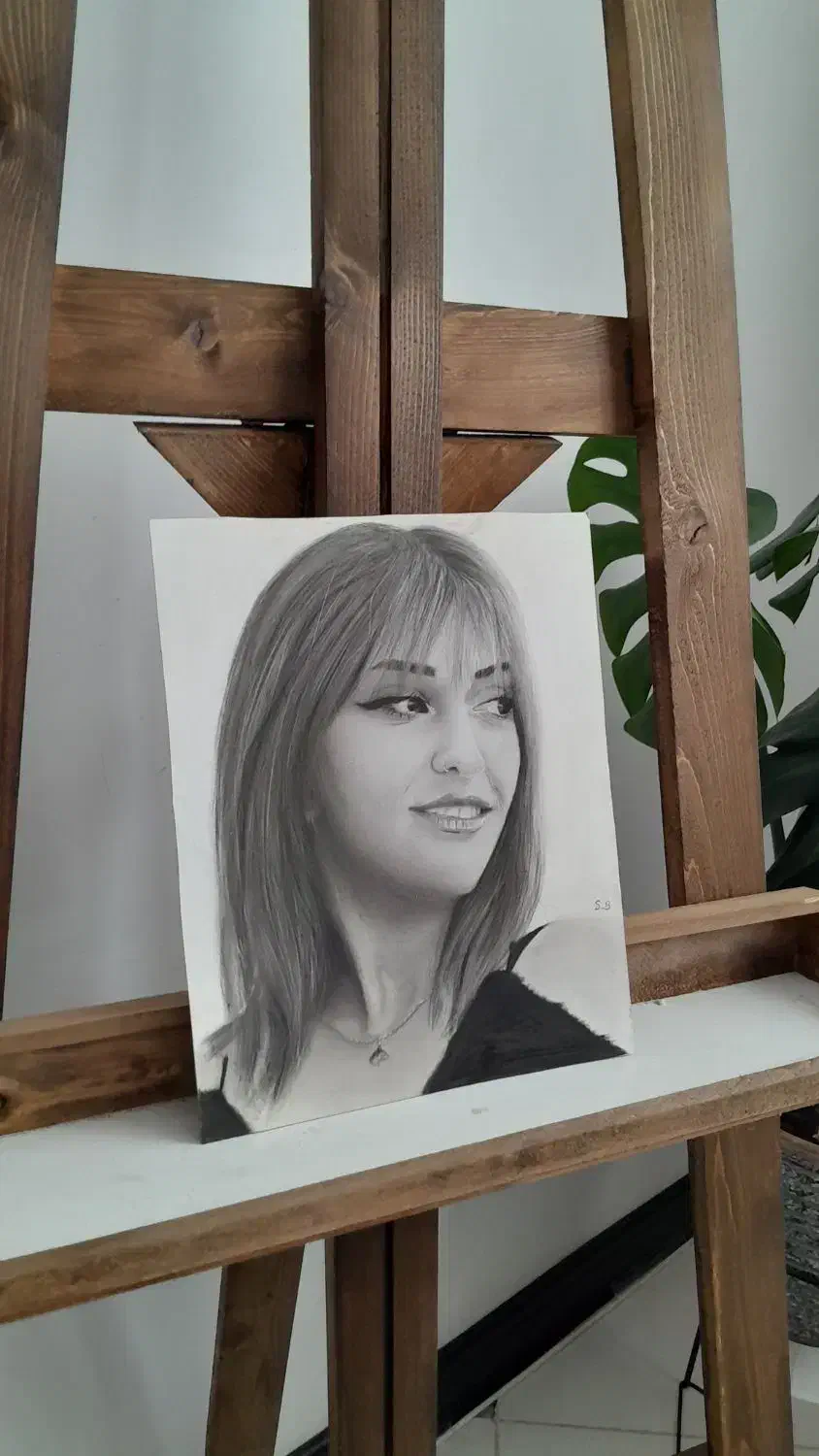 هدیه گرانبها طراحی چهره|تابلو، نقاشی، عکس|ملکآباد, |دیوار