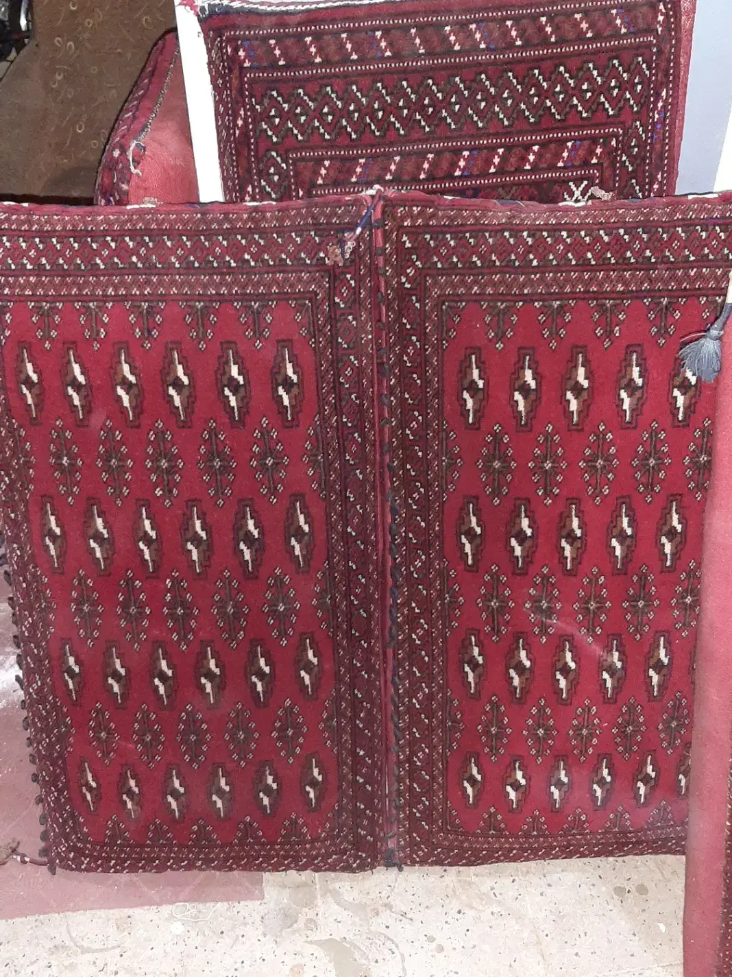 پشتی طرح ترکمن دست بافت|پشتی|تهران, امامت|دیوار