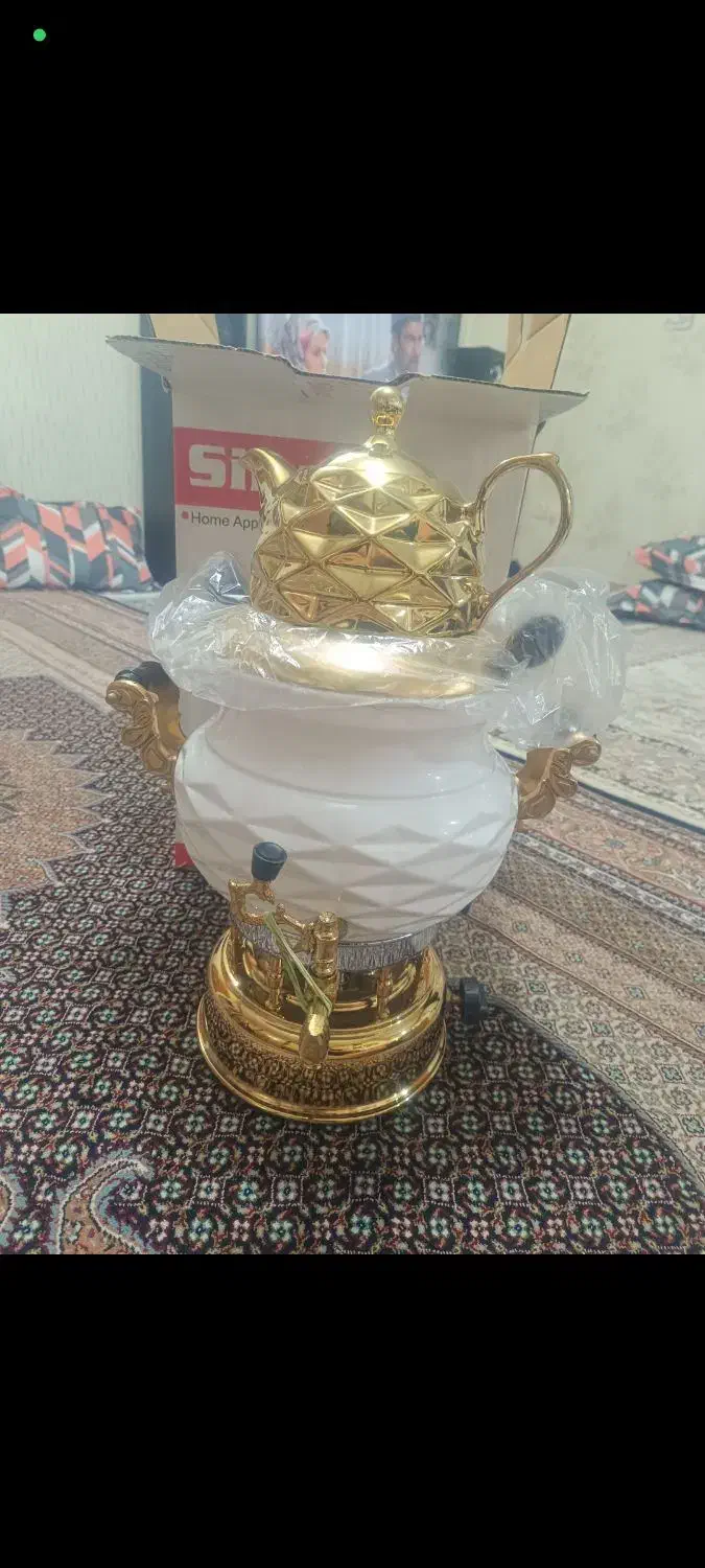 سماور گازی طرح آناناسی جدید ترکوکوبل داره|سماور، چای‌ساز، قهوه‌ساز|شهریار, شهریار|دیوار