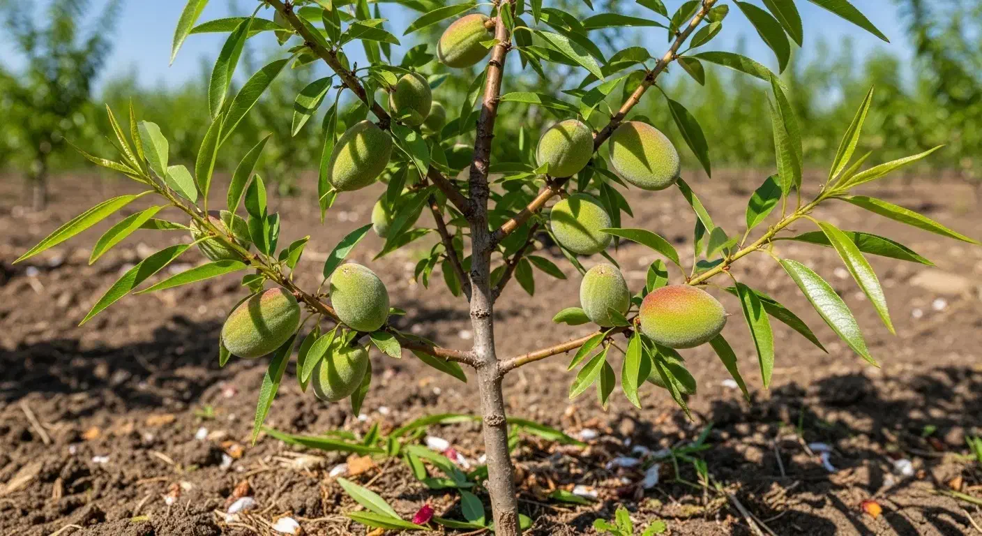 نهال بادام دیرگل و مقاوم به سرما|خدمات باغبانی و درختکاری|ملکان, |دیوار