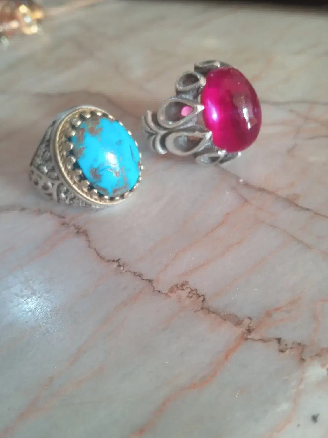 دوتا انگشتر مردانه و انگشتر زنانه ترک|جواهرات|مشهد, پورسینا|دیوار