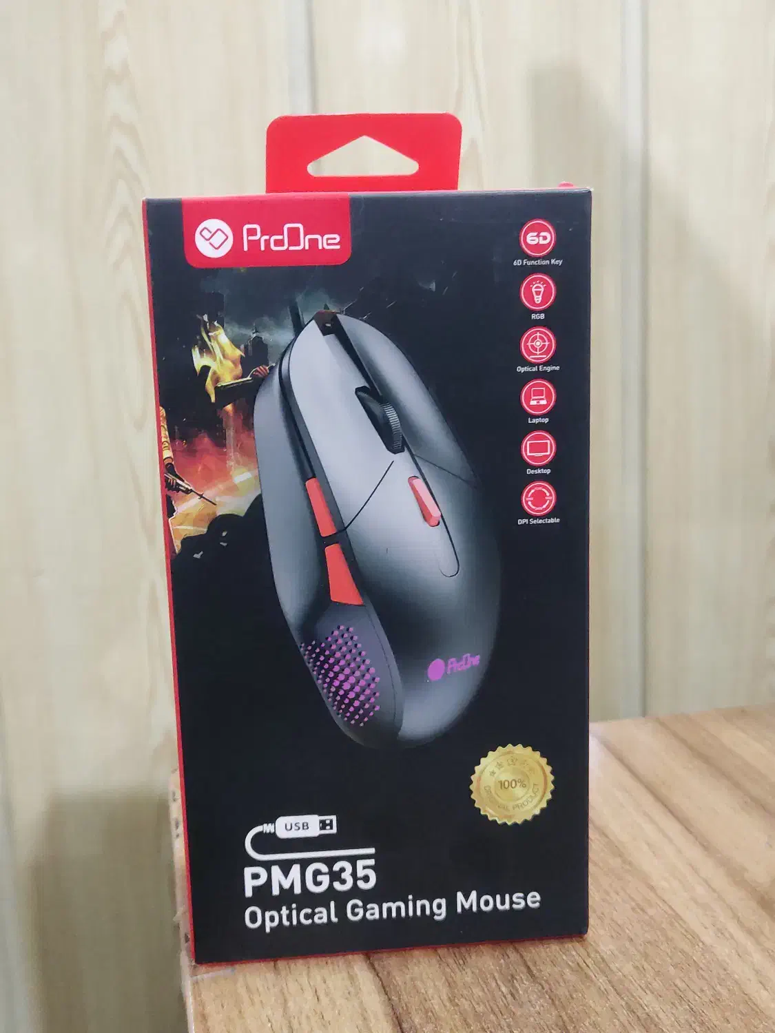 ماوس گیمینگ پروپان مدل pmg35باسیم|قطعات و لوازم جانبی رایانه|نجف‌آباد, ریاضی|دیوار