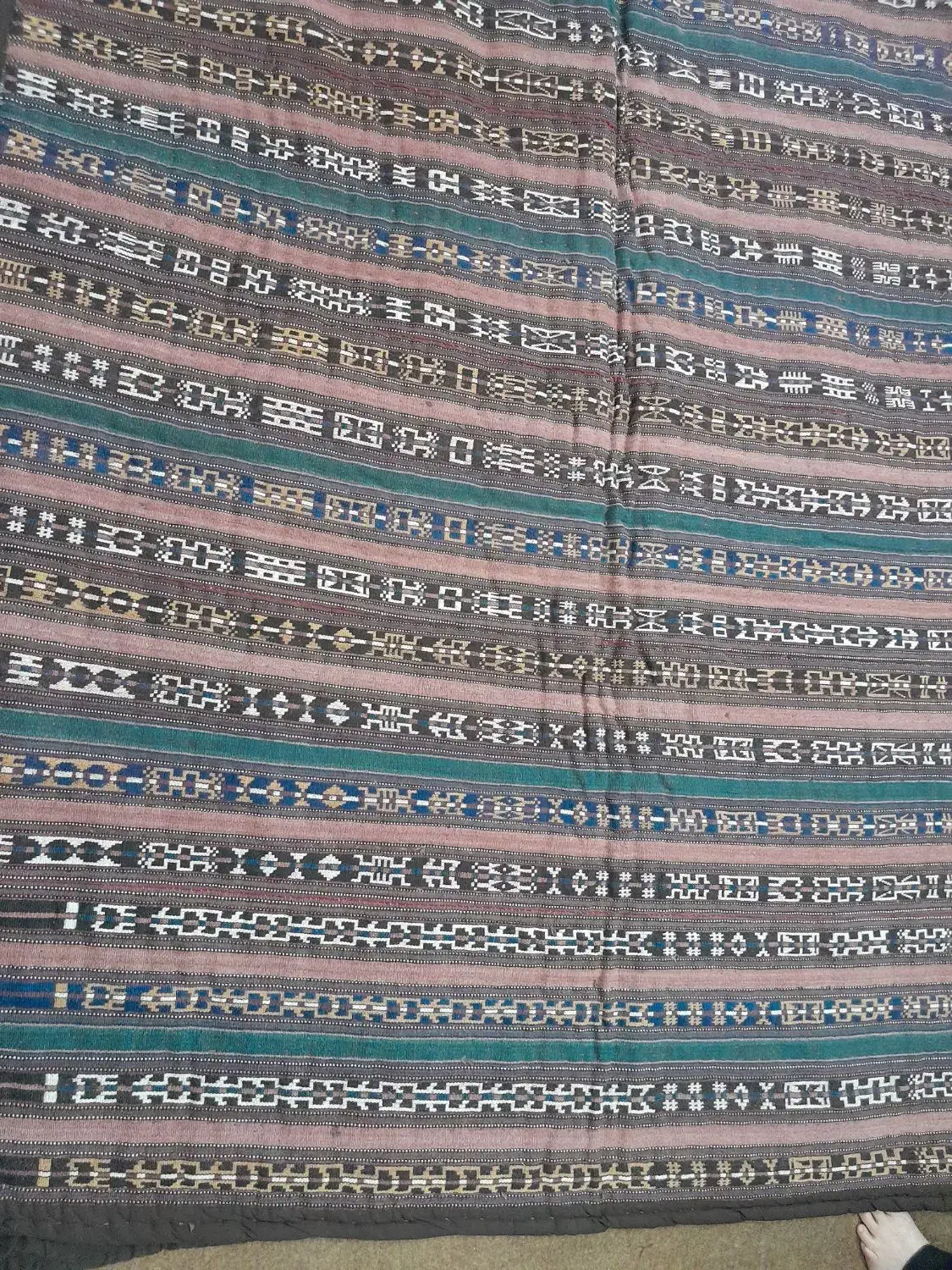 جاجیم قدیمی|گلیم، جاجیم، گبه|قوچان, |دیوار