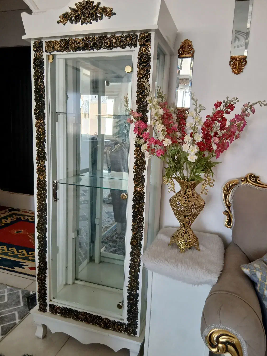 بوفه ی زیبا در حد نو|بوفه، ویترین، کنسول|سرپل ذهاب, |دیوار