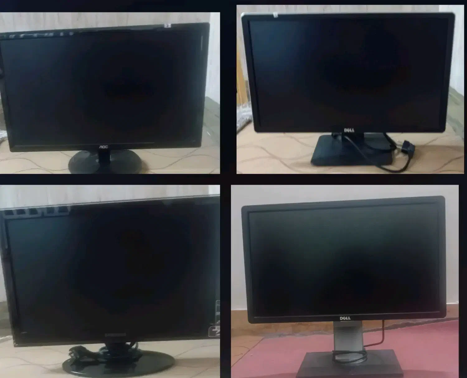 ۳عدد مانیتور LCD یک عدد مانیتور LID|قطعات و لوازم جانبی رایانه|گنبد کاووس, |دیوار