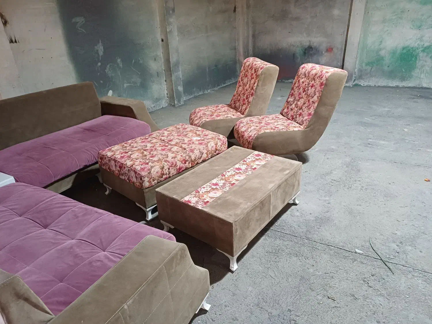 مبل راحتی ۸ نفره|مبلمان خانگی و میز عسلی|صفادشت, |دیوار