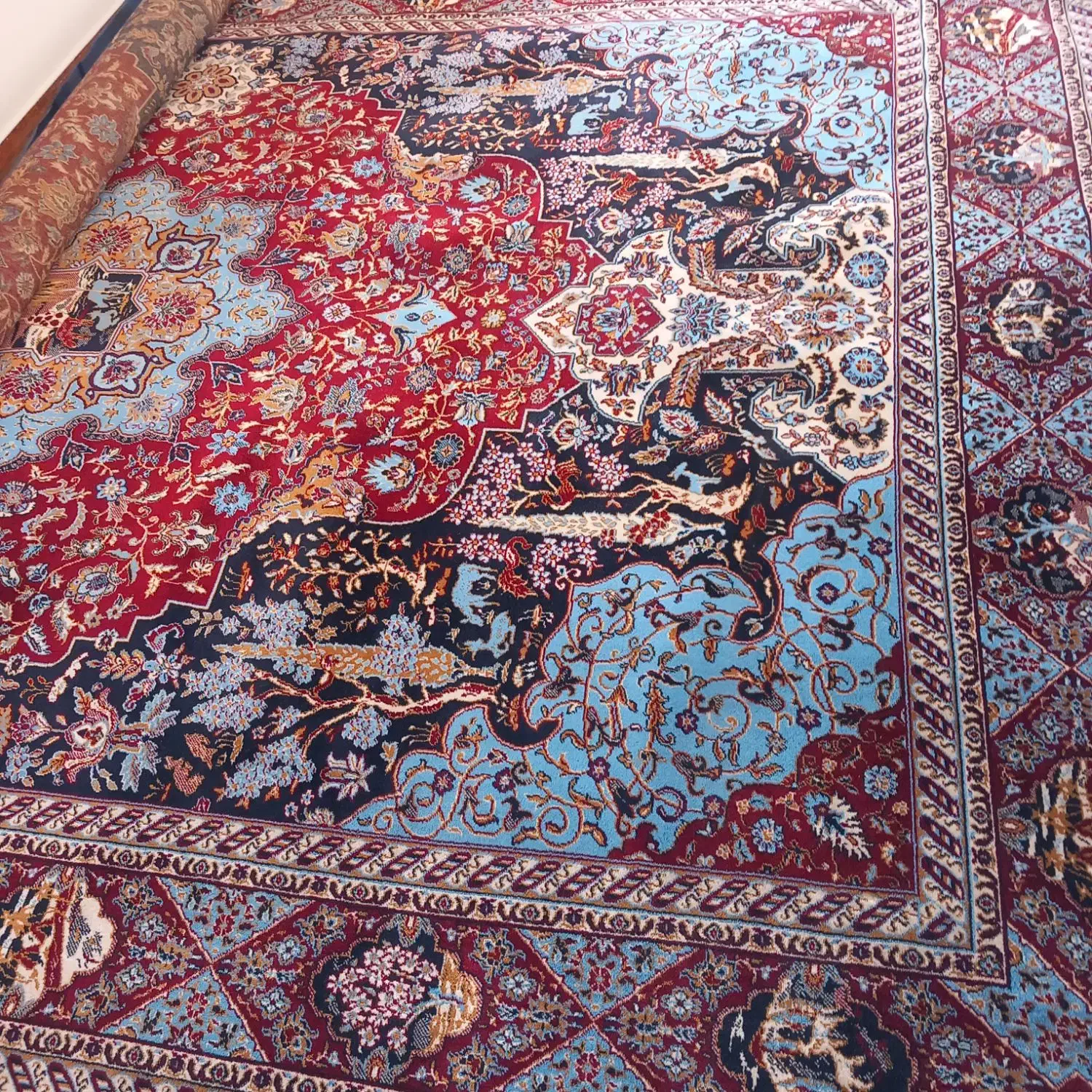 قالی ۲ونیم در ۳ ونیم|فرش|رفسنجان, |دیوار