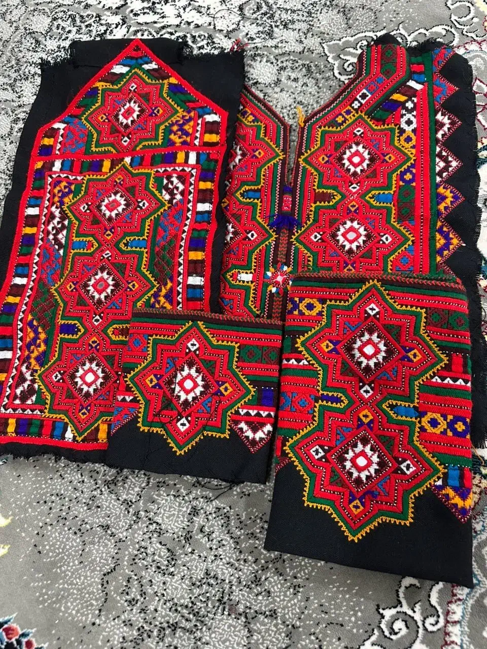 دوزنده گل شش ستاره|لباس|خاش, |دیوار