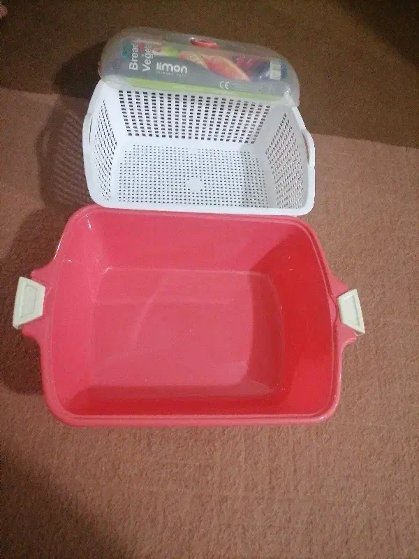 سبد نان سه تیکه|ظروف نگهدارنده، پلاستیکی، یک‌بارمصرف|قم, علی آباد سعدگان|دیوار