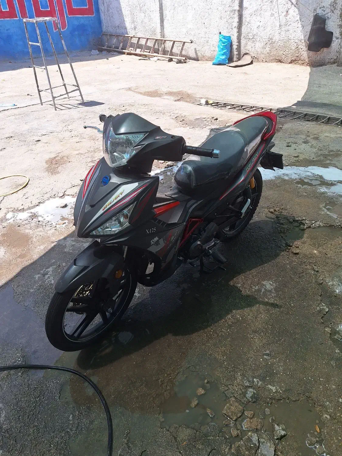 موتور لاکی sym گلکسی 125cc|موتورسیکلت|اصفهان, رزمندگان|دیوار