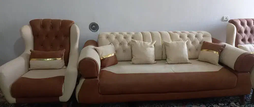 مبل ده نفره شرکتی|مبلمان خانگی و میز عسلی|مرودشت, فاز دوم شهرک فرهنگیان|دیوار