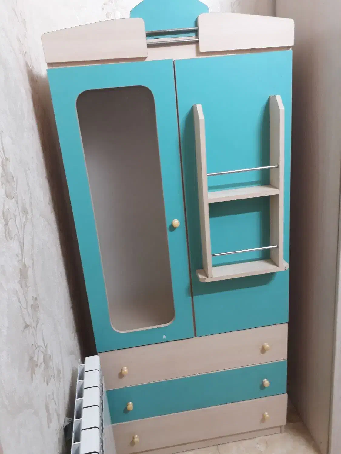 کمد کودک ام دی اف|جاکفشی، کمد، دراور|ری, حمزهآباد|دیوار