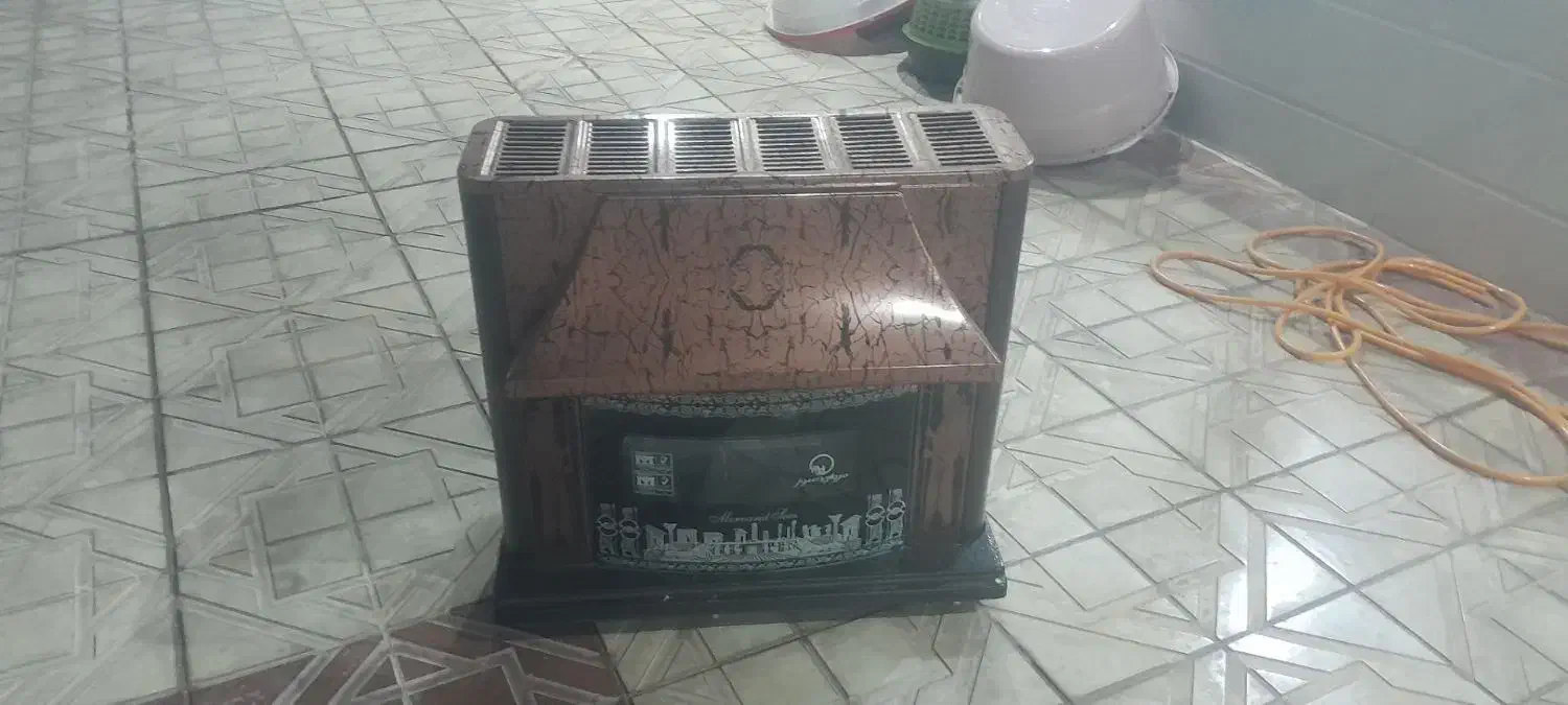 شومینه نونوباشعله آبی|بخاری، هیتر، شومینه|دورود, |دیوار