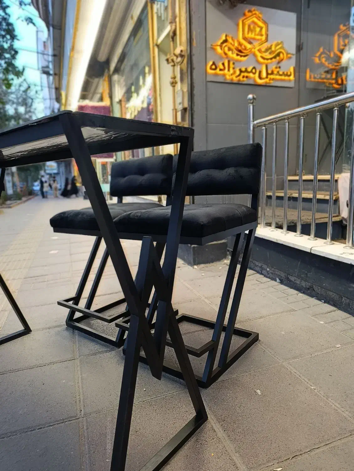 صبحانه خوری مدل الماسی نهار خوری جلومبلی فلز میز|میز و صندلی غذاخوری|مشهد, ولیعصر (شهرک غرب)|دیوار