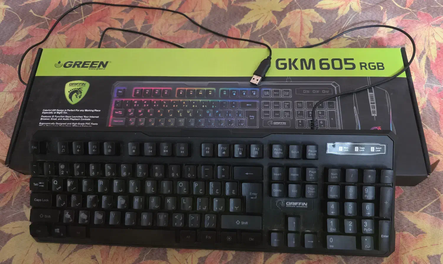 کیبورد گیمینگ مکانیکال باسیم مدل GKM605 RGB|قطعات و لوازم جانبی رایانه|مشهد, احمدآباد|دیوار