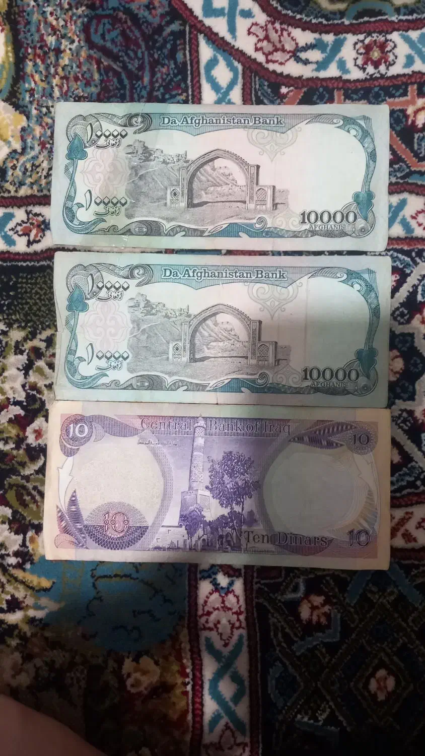 ۳ عدد اسکناس قدیمی|کلکسیون سکه، تمبر، اسکناس|کرج, حصارک پایین|دیوار