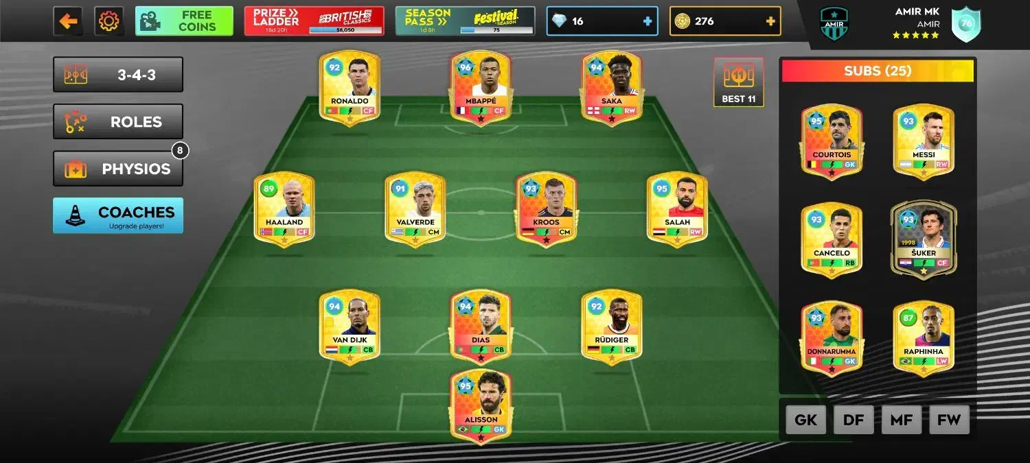 اکانت دریم لیگ۲۰۲۵|کنسول، بازی ویدئویی و آنلاین|تهران, هاشم‌آباد|دیوار