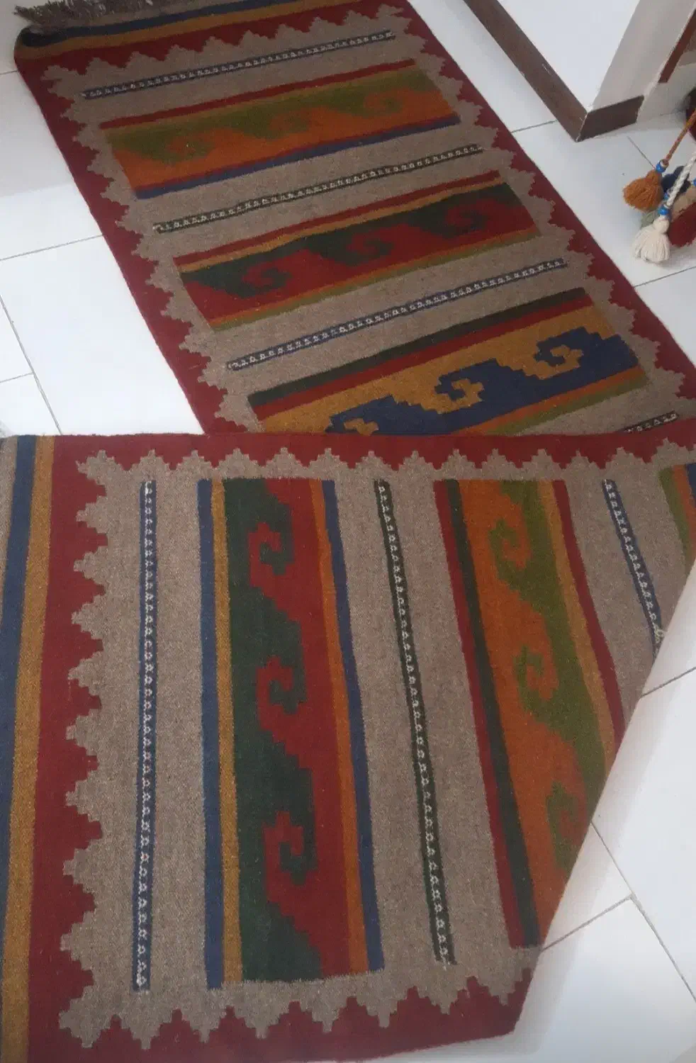 گلیم دستبافت|گلیم، جاجیم، گبه|بیرجند, |دیوار