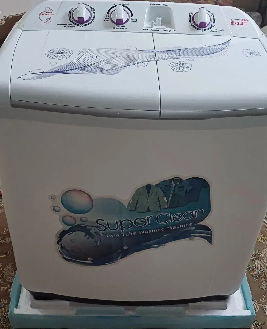 ماشین لباسشویی Exellent|ماشین لباسشویی و خشک‌کن لباس|قم, قلعه عموحسین|دیوار