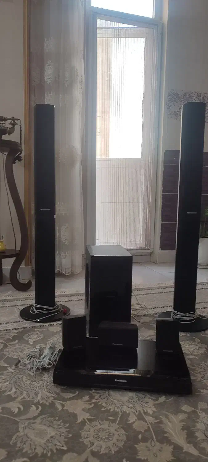 سینما خانوادگی پاناسونیک هفت پارچه|پخشکننده DVD و ویدیو|اردبیل, |دیوار