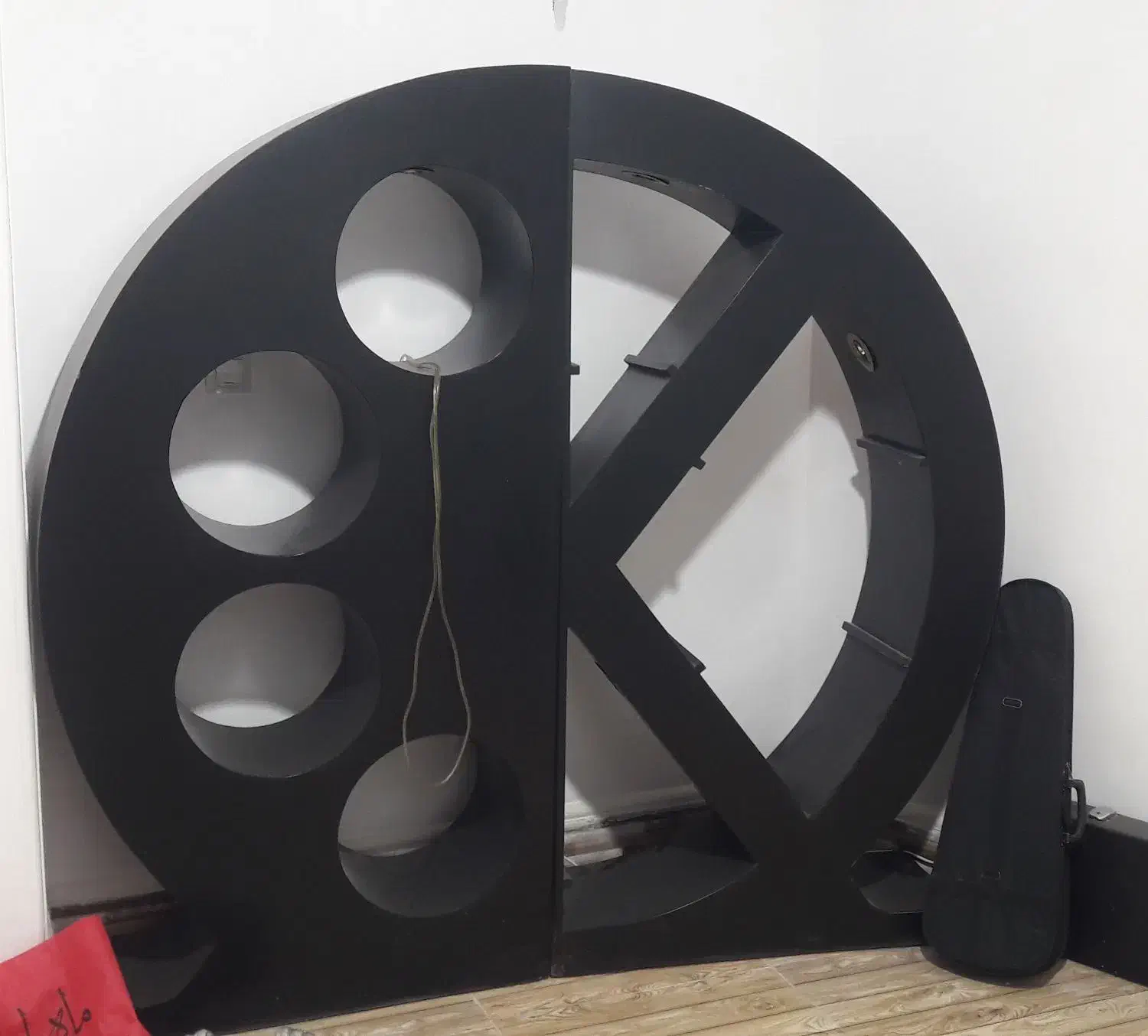 بوفه طرح اوکی چراغ دار شیک|بوفه، ویترین، کنسول|کازرون, |دیوار