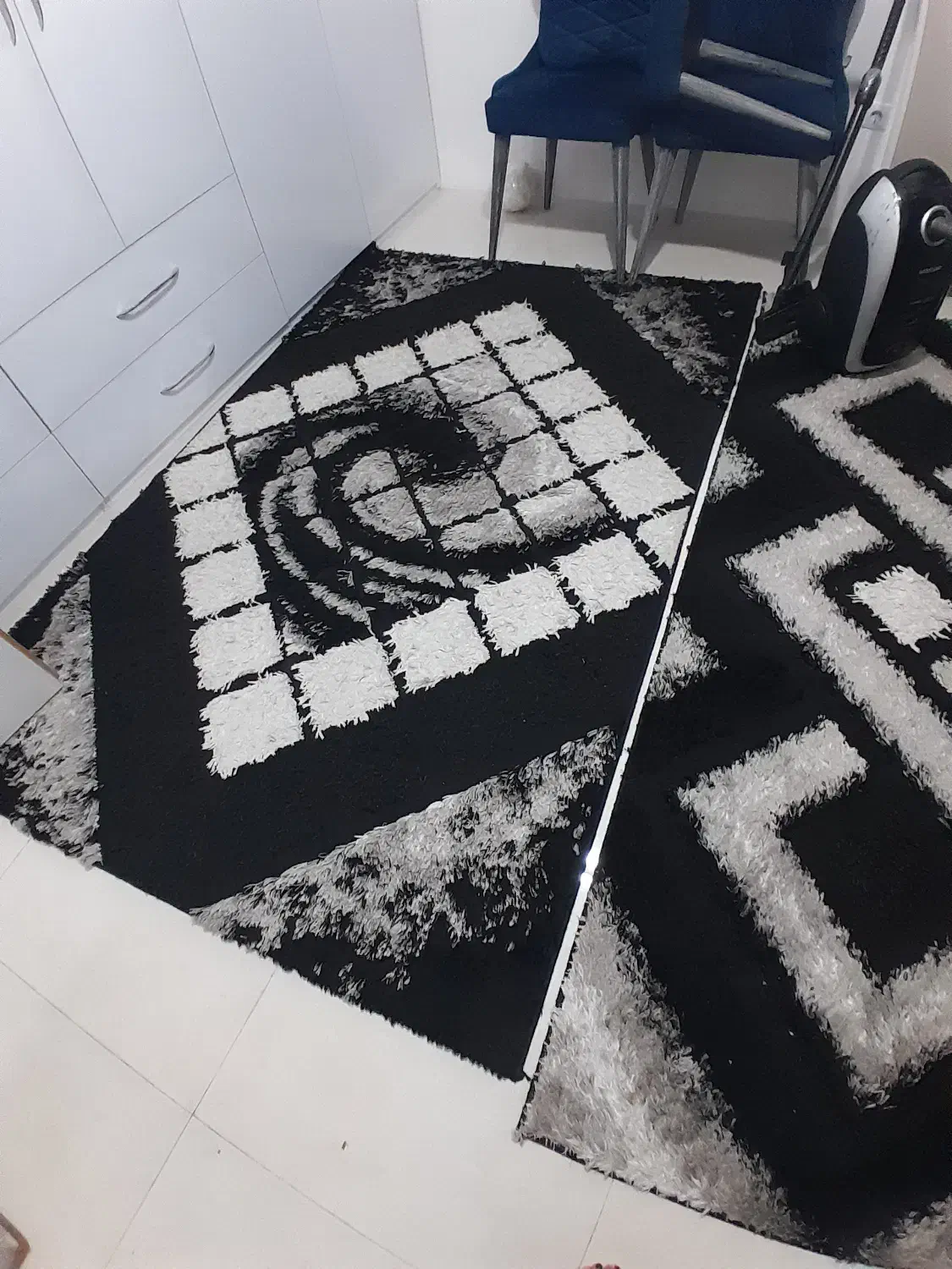 دو گلیم فرش پاتریس|گلیم، جاجیم، گبه|کرمانشاه, |دیوار