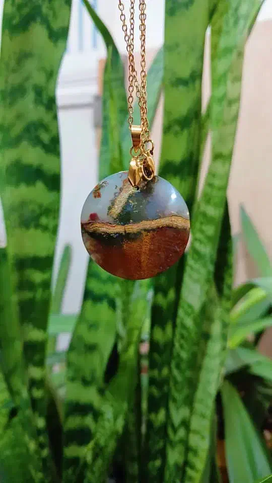 سنگ عقیق شجر منظره دار|جواهرات|برازجان, |دیوار