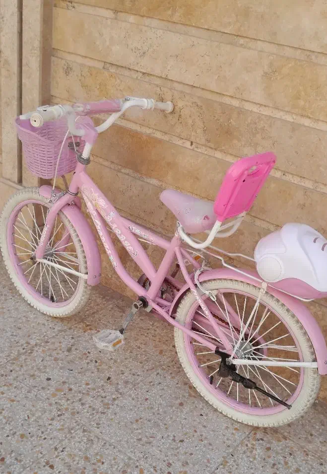 دوچرخه ۲۰ دخترانه صورتی در حد نو|دوچرخه، اسکیت، اسکوتر|قم, نیروگاه|دیوار